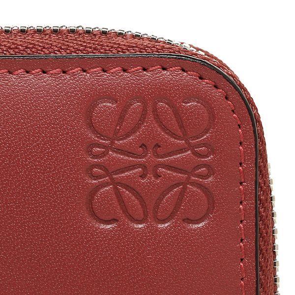 LOEWE スーパーコピー 財布 AROUND WALLET BRICK RED 8071305